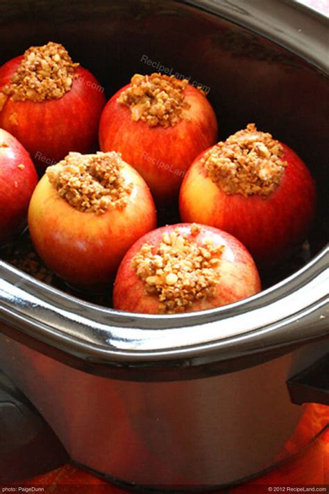crock pot baked apples